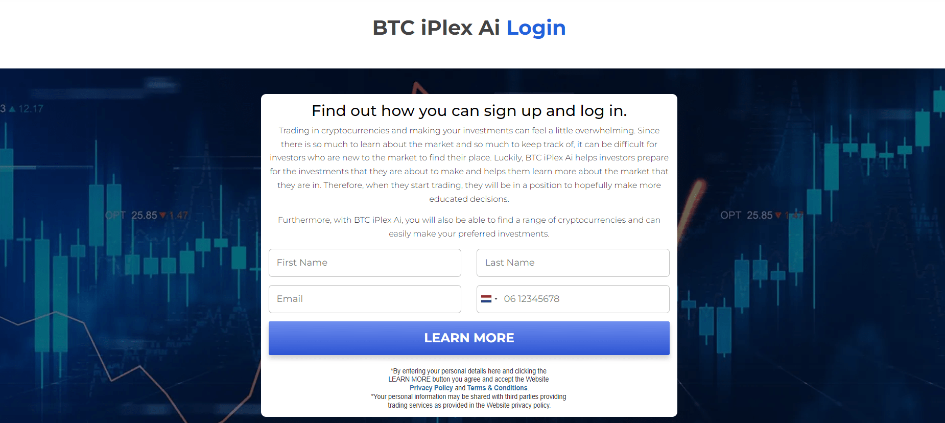 Bit Iplex Ai autentificare BTI.LIVE 2