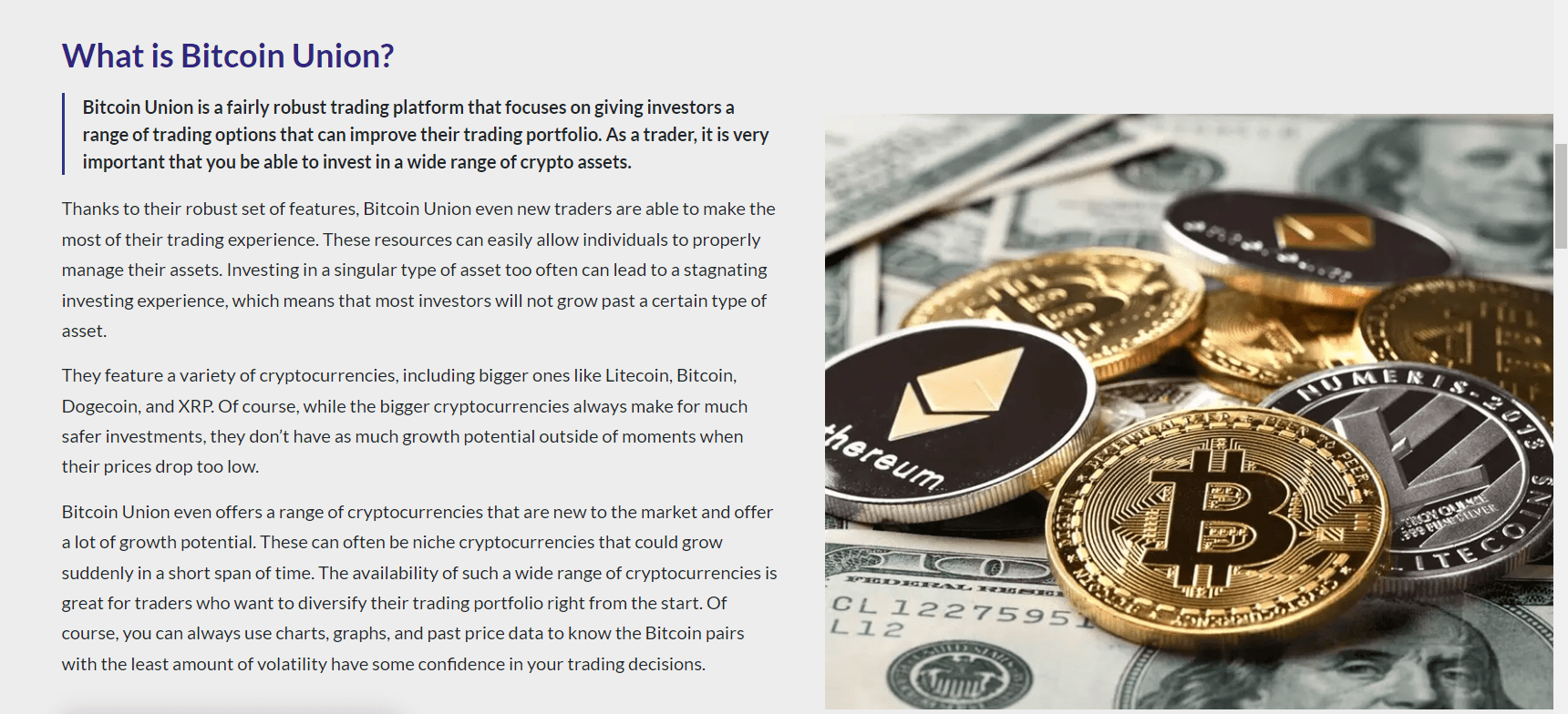 Mis on Bitcoin Union Mis on Bitcoin Union