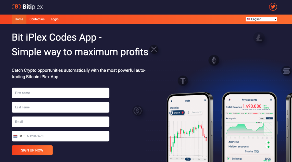 Bit 5.0 iPlex App Trader Home page Bit 5.0 iPlex App Trader Home page