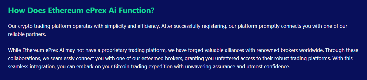 Ethereum ePrex Ai Function Ethereum ePrex Ai Function