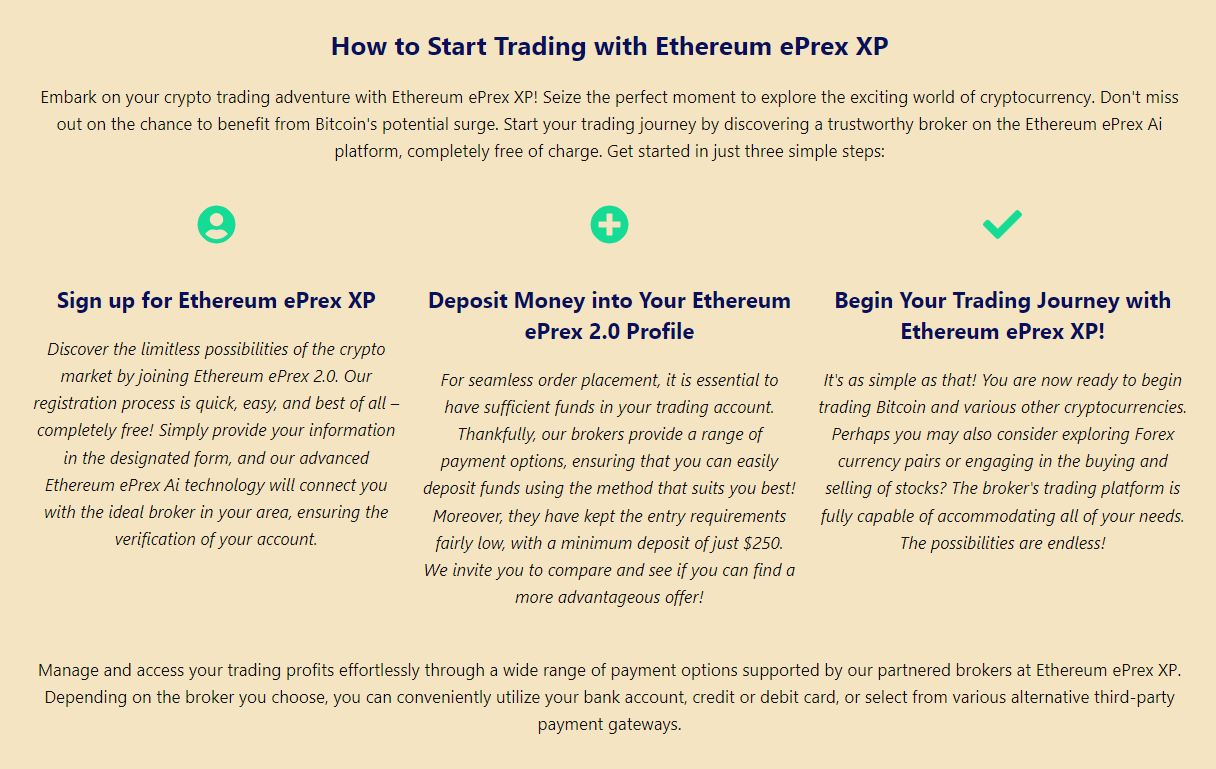 Ethereum ePrex Ai start trading Ethereum ePrex Ai start trading