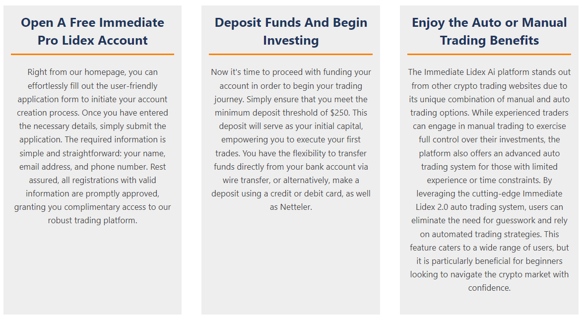 Immediate Lidex 2.0 open free account Immediate Lidex 2.0 open free account